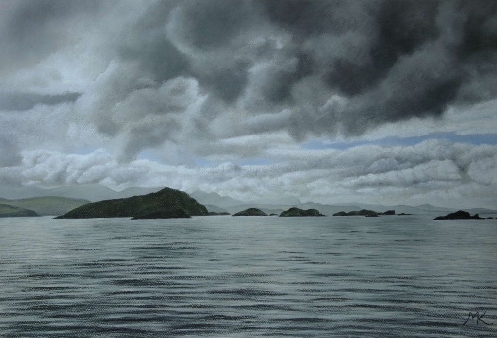 Storm Over The Summer Isles - Scotland Landscape Painting