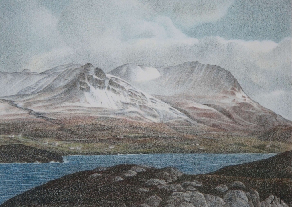 Winter in Coigach: View to the mainland from Tanera Mhor