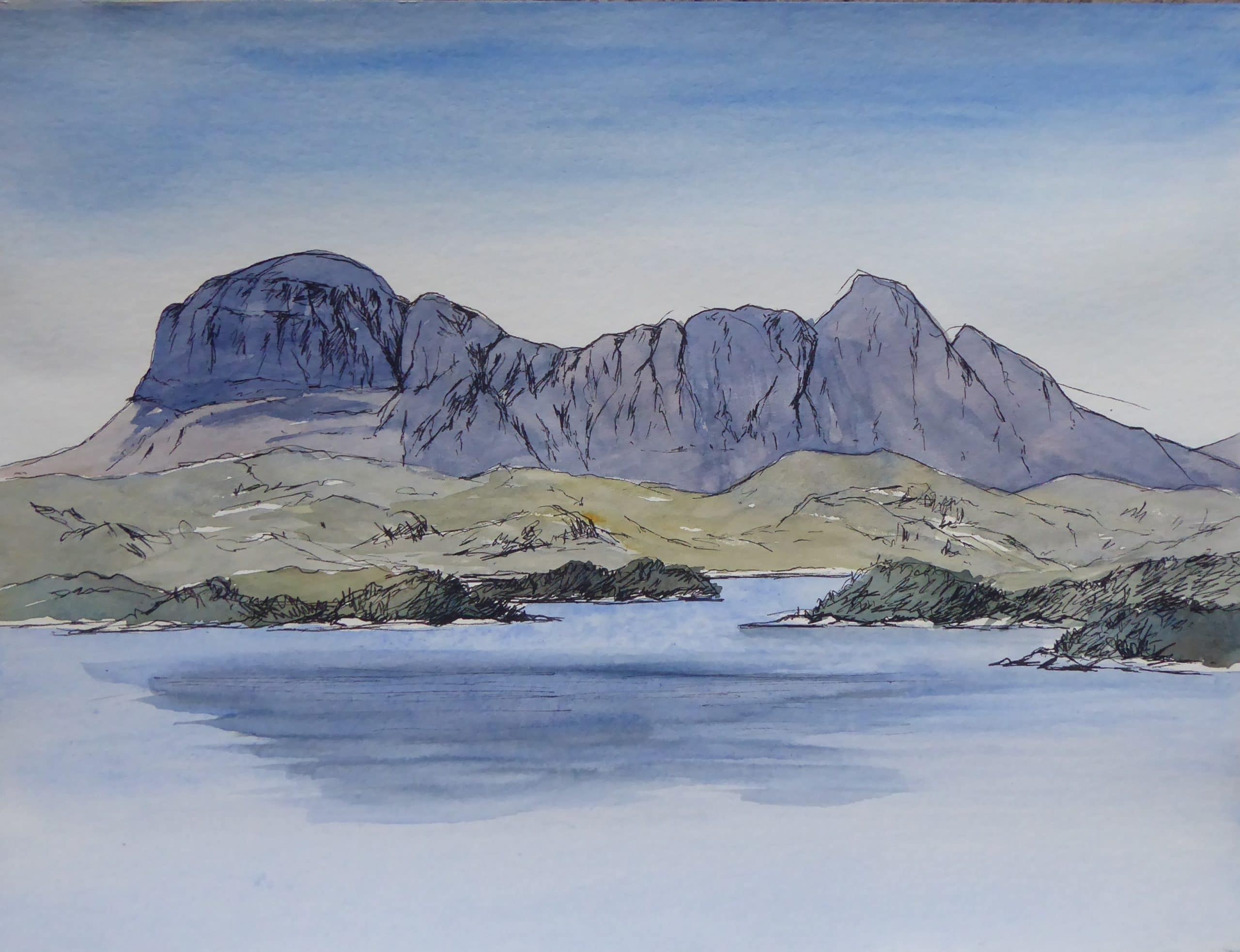 Suilven watercolour