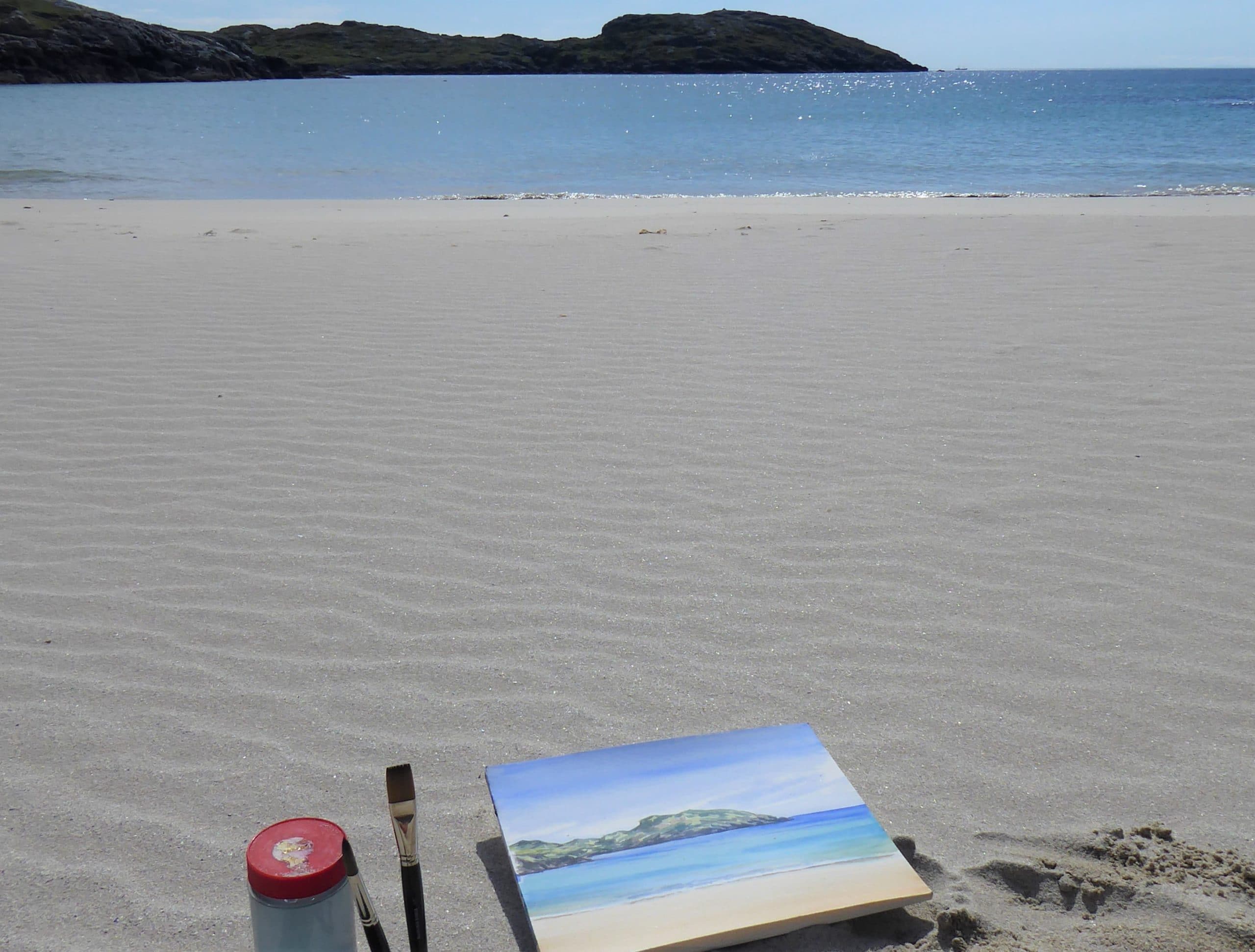 Achmelvich sketching