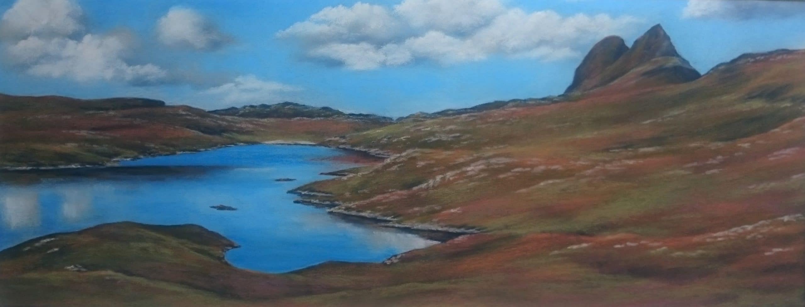 Cam Loch pastel